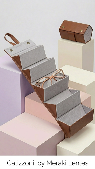 Organizador de lentes con 5 divisiones