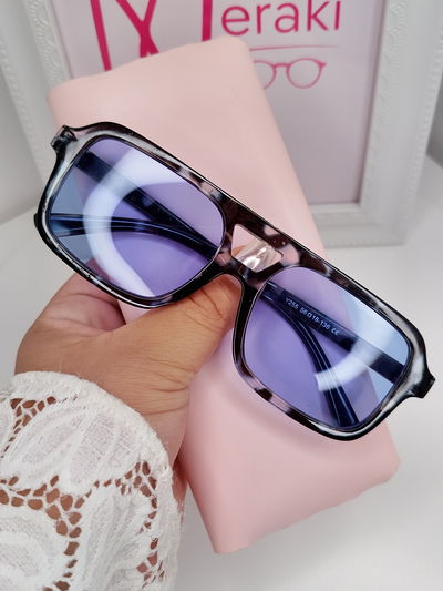 Gafas de sol / nocturnas - Print Flow Celeste