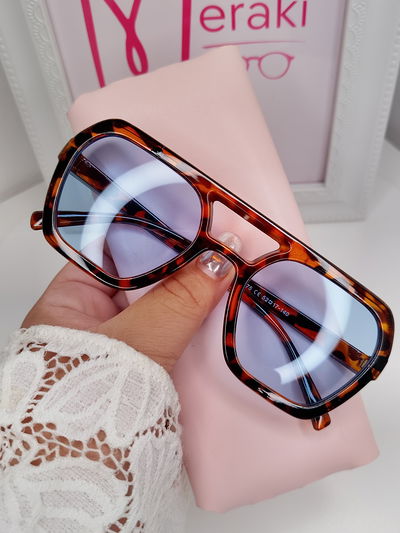 Gafas de sol / nocturnas - Gh vibe print celeste fino