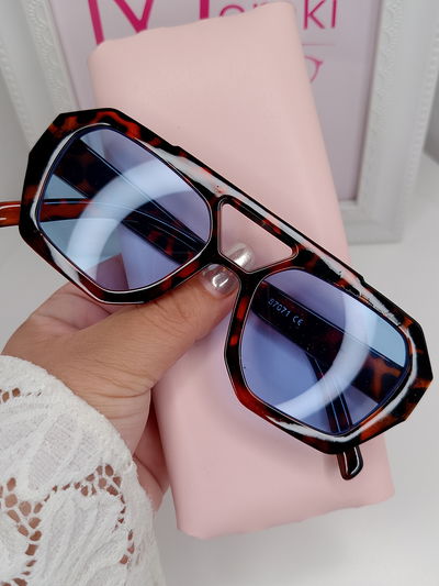 Gafas de sol / nocturnas - Gh vibe print celeste grueso