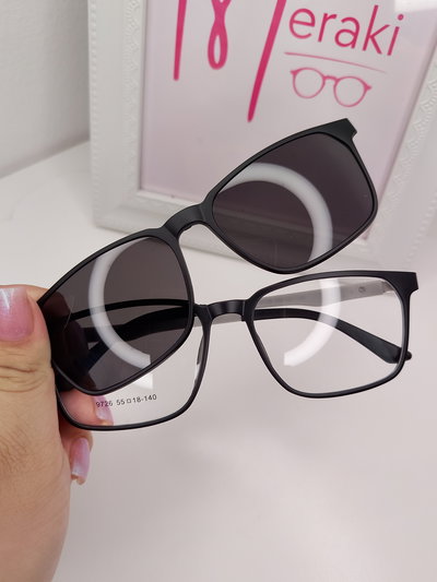 Armazón Clip On 180° Nexus - Negro con gris