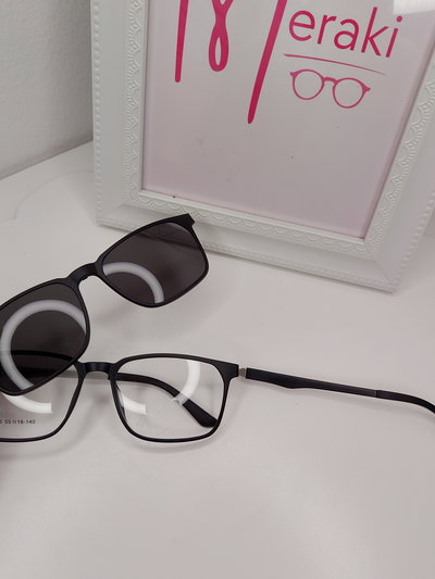 Armazón Clip On 180° Nexus - Negro con gris