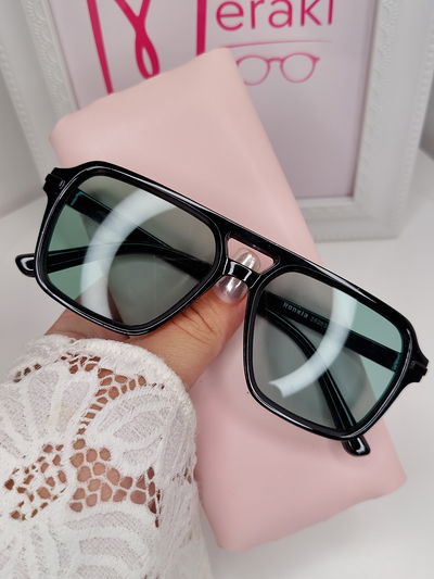 Gafas de sol / nocturnas - Skay Blur negro con verde