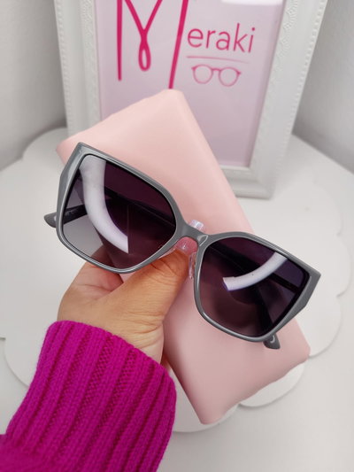 Armazón Clip on Zaria - Gris