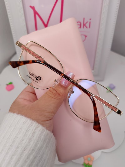 Armazón Antiblue con uv 400 Aime - Print con glitter