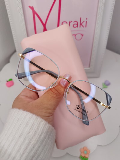 Armazón Antiblue con uv 400 Oriona - Celeste