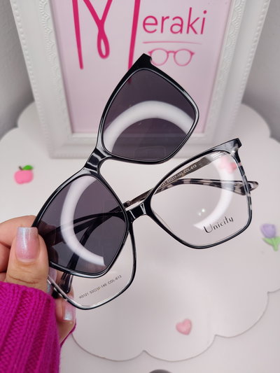 Clip on Dubai - Negro con print