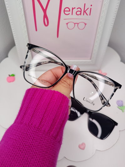 Clip on Dubai - Negro con print