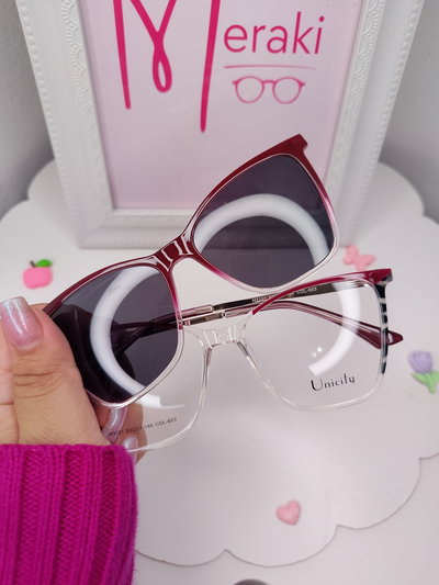 Clip on Dubai - Rojo con print