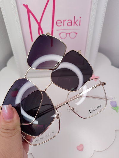 Clip on doble placa Drift - Plateado