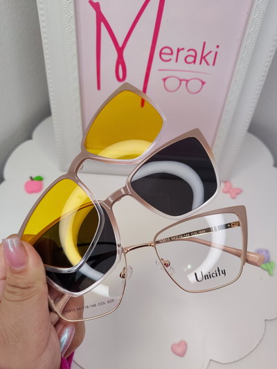 Clip on doble Doble placa Tokyo - Nude