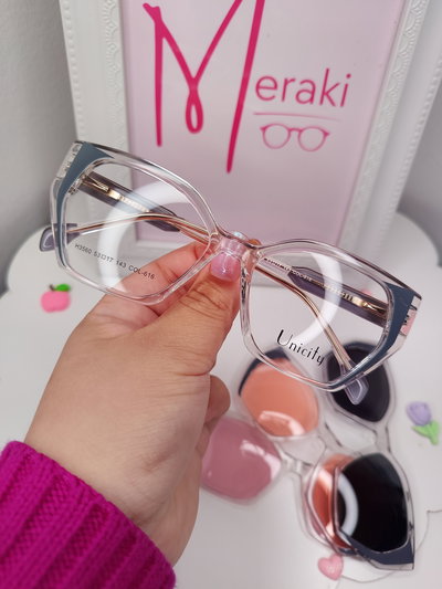 Clip on doble Triple placa Martini - Gris