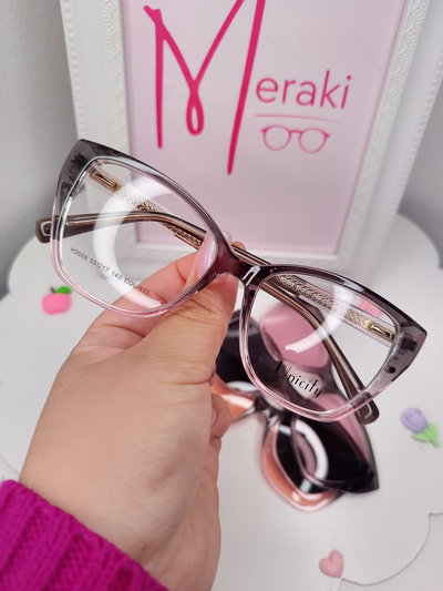 Clip on doble Triple placa Bellini - Gris degradé