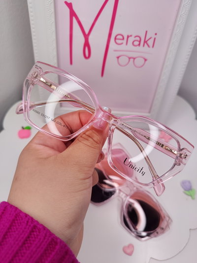 Clip on doble Triple placa Martini - Rosa