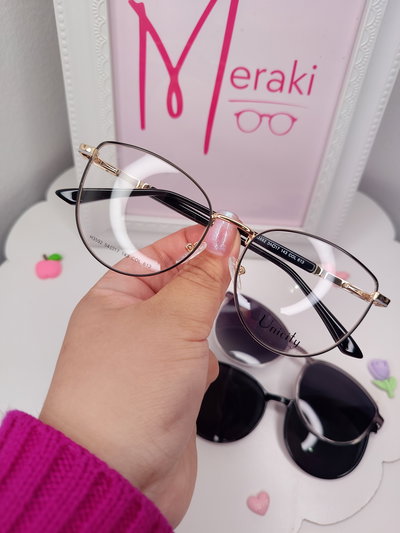 Clip on doble Triple placa Negroni - Negro