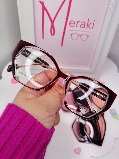 Clip on doble Triple placa Martini - Marrón