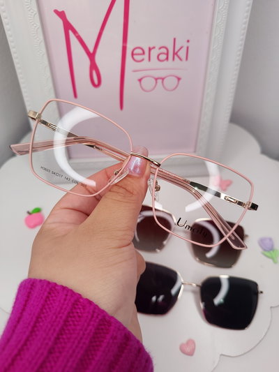 Clip on doble placa Drift - Rosa