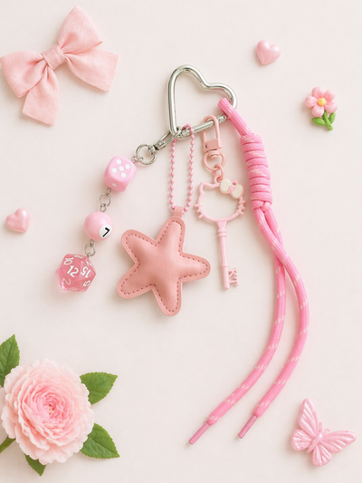 Llavero Coquette Kitty – Pink Charm