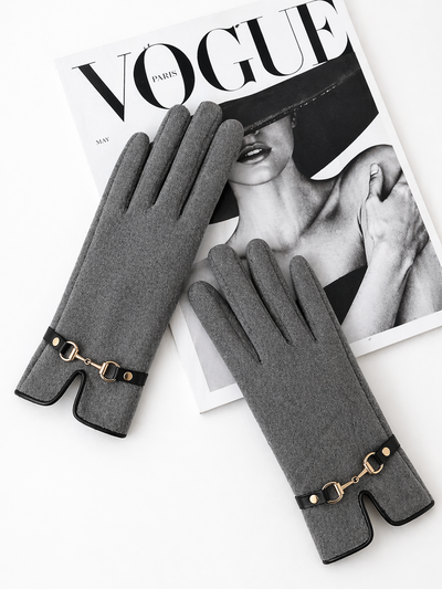 Guantes Elegance Premium táctil - Gris