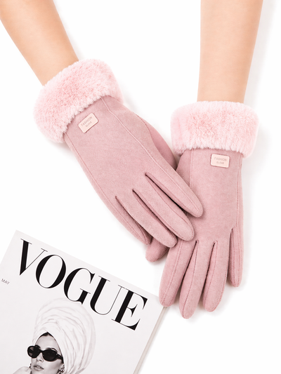 Guantes táctil Coquette - Rosa
