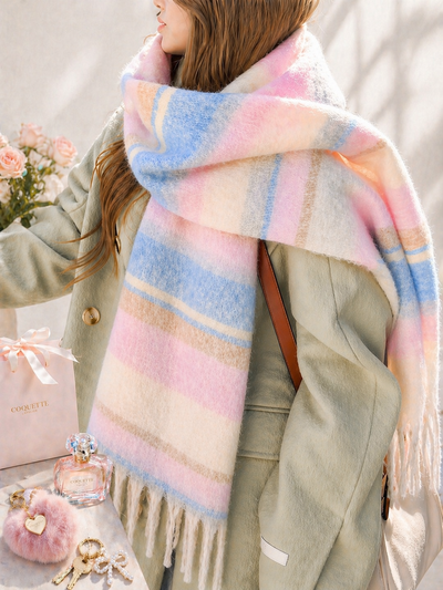 Bufandón cotton cloud DREAM PASTEL