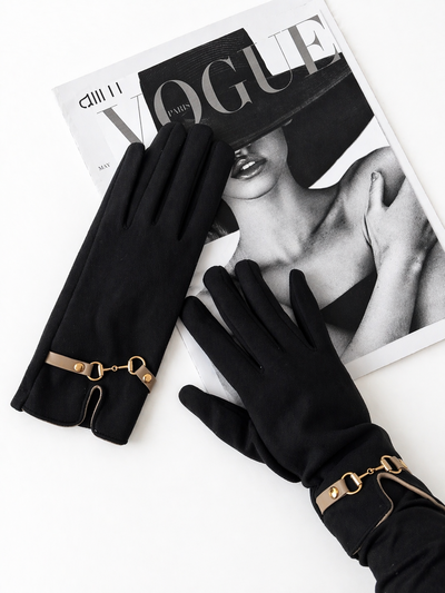 Guantes Elegance Premium táctil - Negro