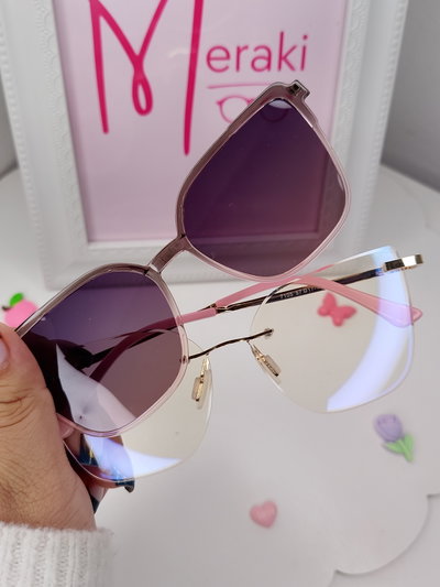 Clip on antiblue Caliope - Rosa