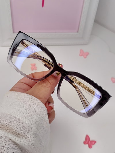 Armazón Clip on Antiblue con uv 400 Amalfi - Negro degradé