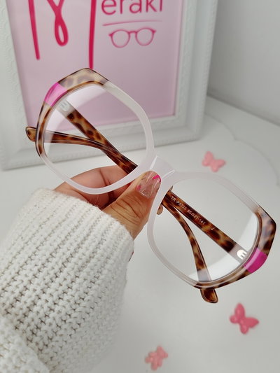 Armazón XL Gia - Blanco con print