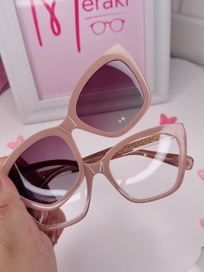Armazón Clip on Nare - Rosa