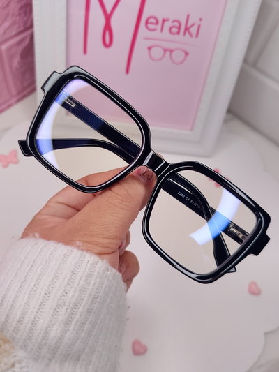 Armazón Antiblue con uv 400 Melissa XL - Negro