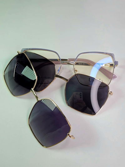 Clip on Premium Malibú celeste con glitter ✨️
