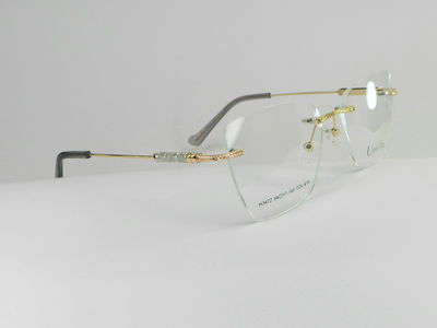 Armazón Rufina Montado al aire glitter plateado