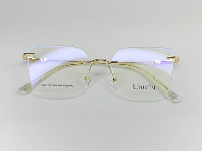 Armazón Gema Montado al aire blanco 