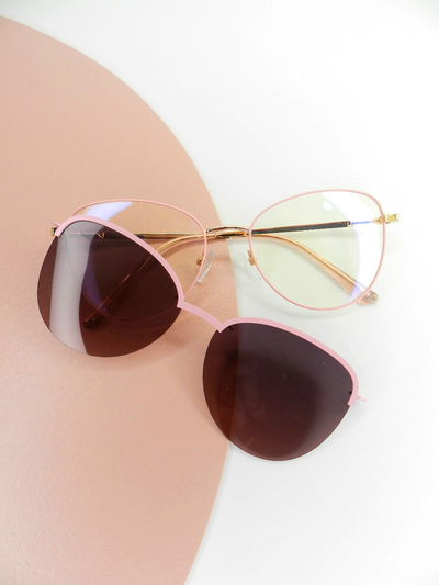 Clip on antiblue Aura rosa