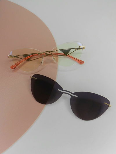 Clip on antiblue Prisma rosa