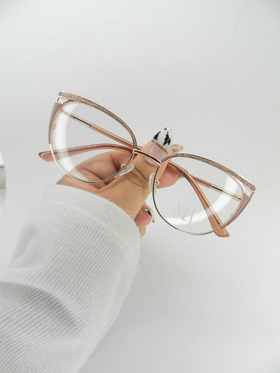 Armazón Selma rosa con glitter  - Incluye estuche y paño