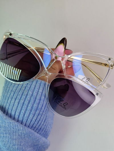 Clip on premium con antiblue Luna transparente
