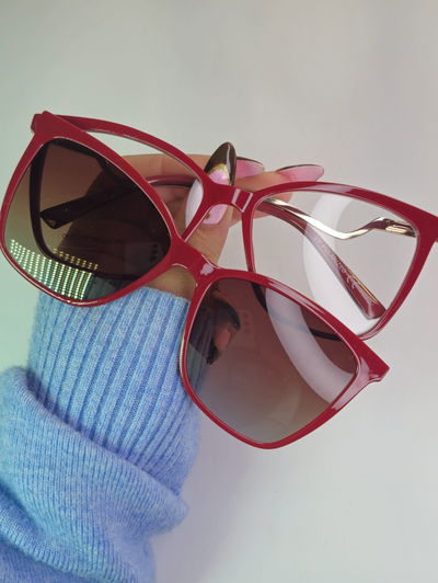 Clip on premium Calypso rojo