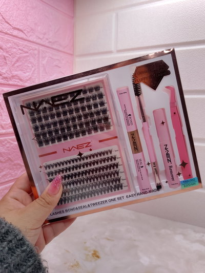 Kit Completo Pestañas por Punto Mix NAEZ – 2 Estilos 