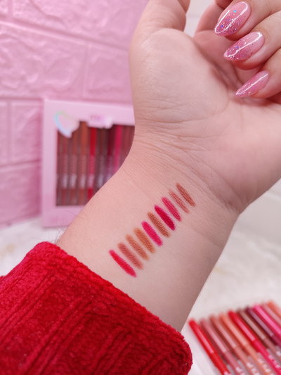 Set Lip Liners Mely Beauty – 10 Tonos