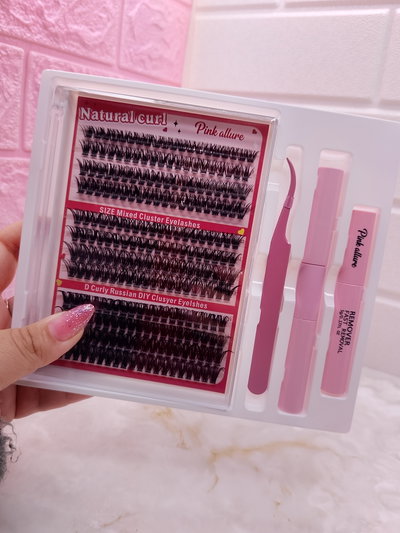 Kit Completo Pestañas por Punto 60P – Mix de Estilos 8 a 16 mm