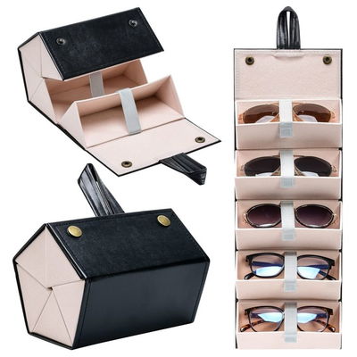 Organizador de lentes con 5 divisiones negro