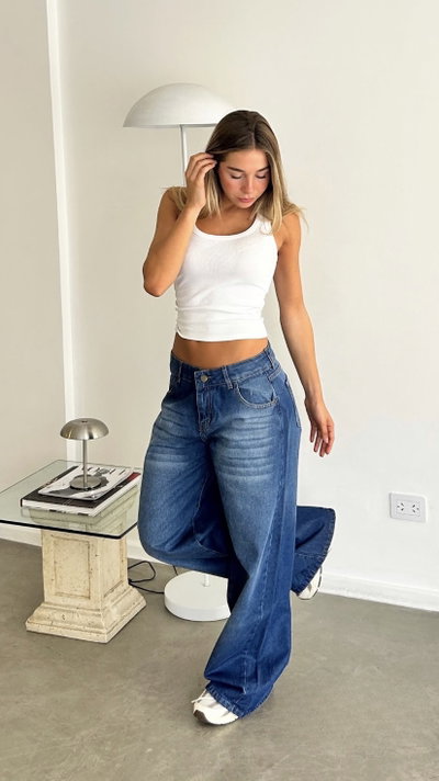 Wide Leg Tiro Bajo Mine