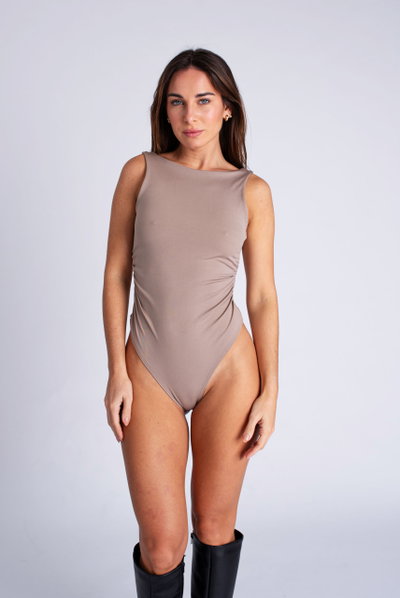 Body espalda abierta lycra