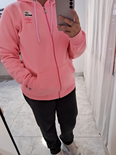 Campera de algodon adidas