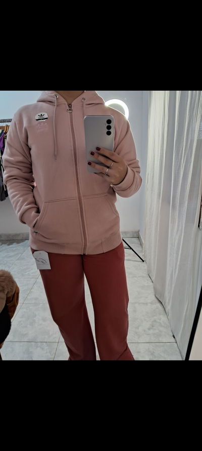 Campera de algodon adidas