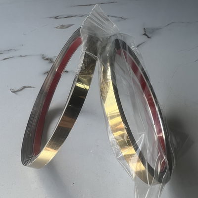 CINTAS DECORATIVAS ALUMINIO DORADAS