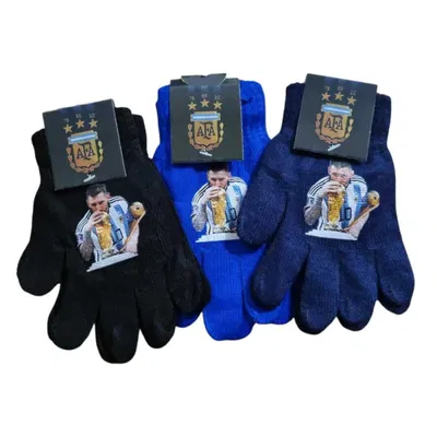 Pack x3 guantes Messi infantil 2/3 AÑOS SURTIDO