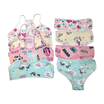 Docena de conjuntos infantil estampado surtido